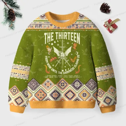 Pagewings The Thirteen Unisex Ugly Knit Sweatshirt