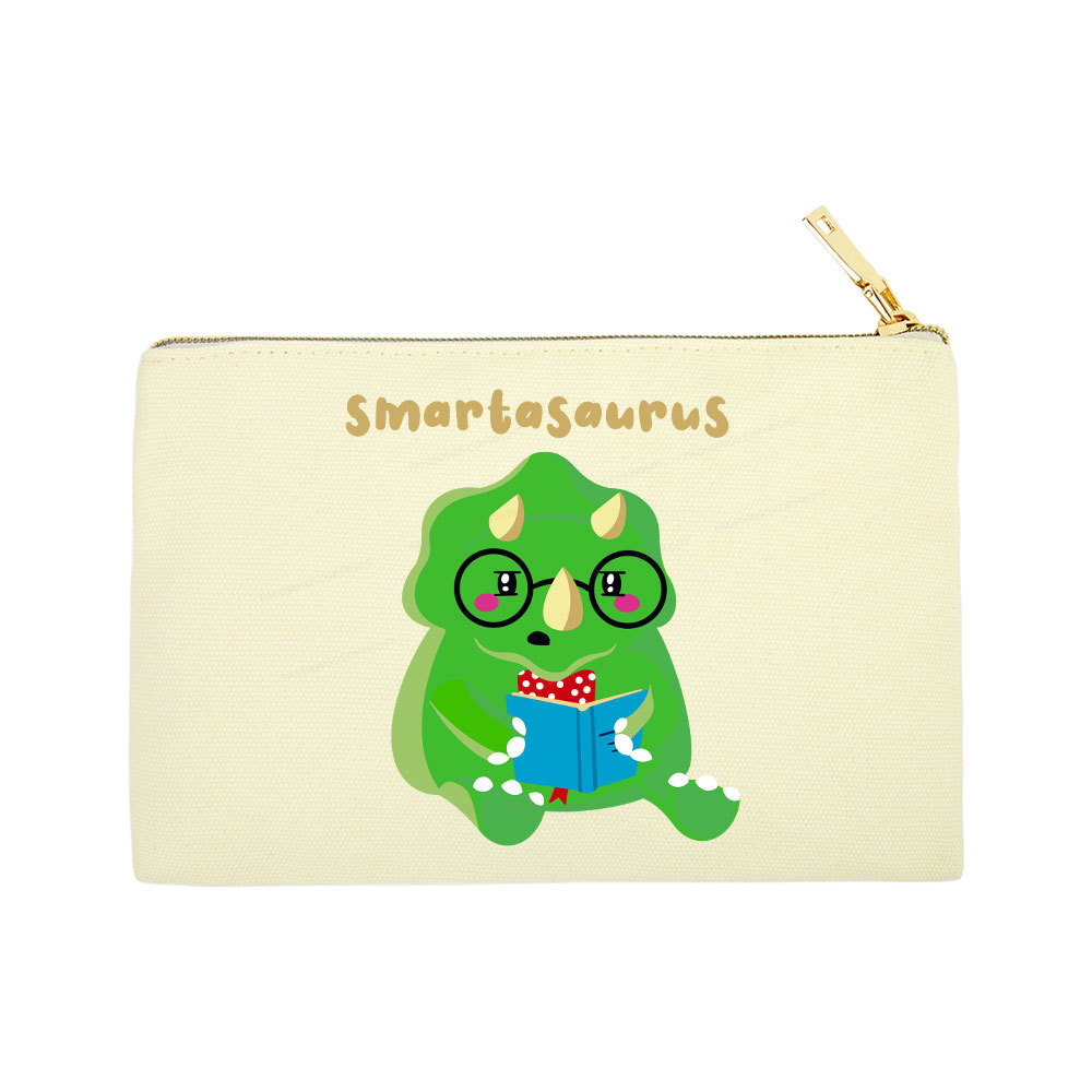 Pagewing Smart Dinosaur Is Reading Seriously Pouch