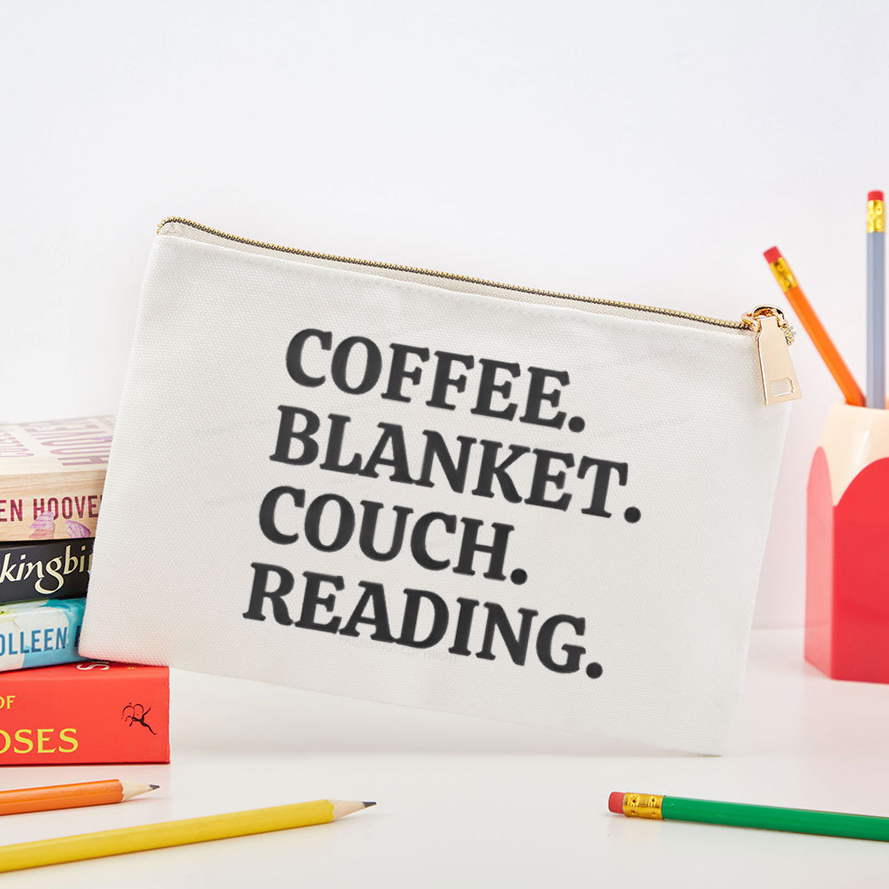 Pagewings Coffee Blanket Couch Reading Pouch