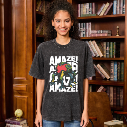 Pagewings Amaze Unisex Washed T-shirt
