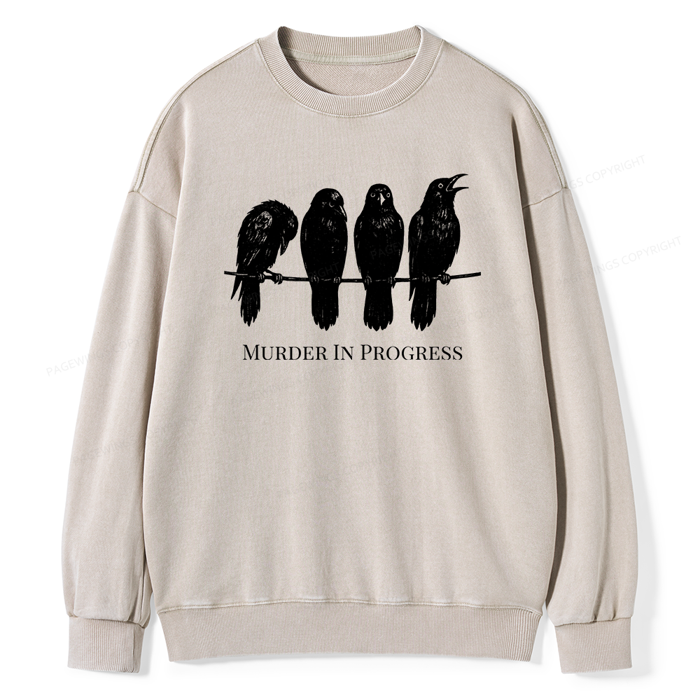 Pagewings The Matriarchy Would Never Unisex Washed Sweatshirt