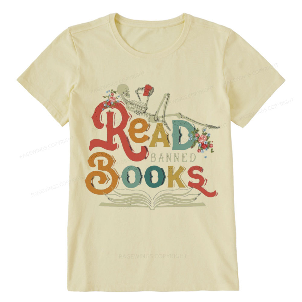 Pagewings Read Banned Books Unisex Classic T-shirt