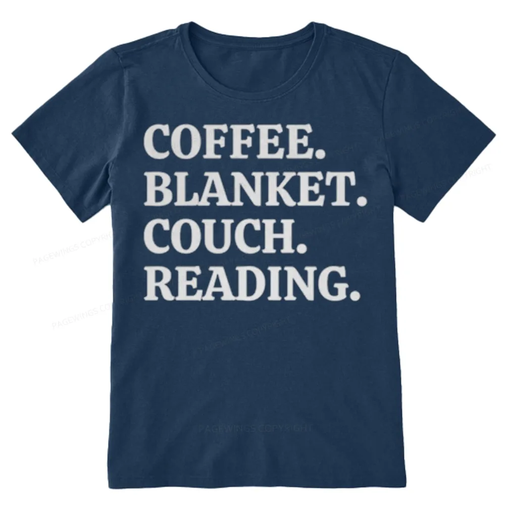 Pagewings Coffee Blanket Couch Reading Unisex Classic T-shirt