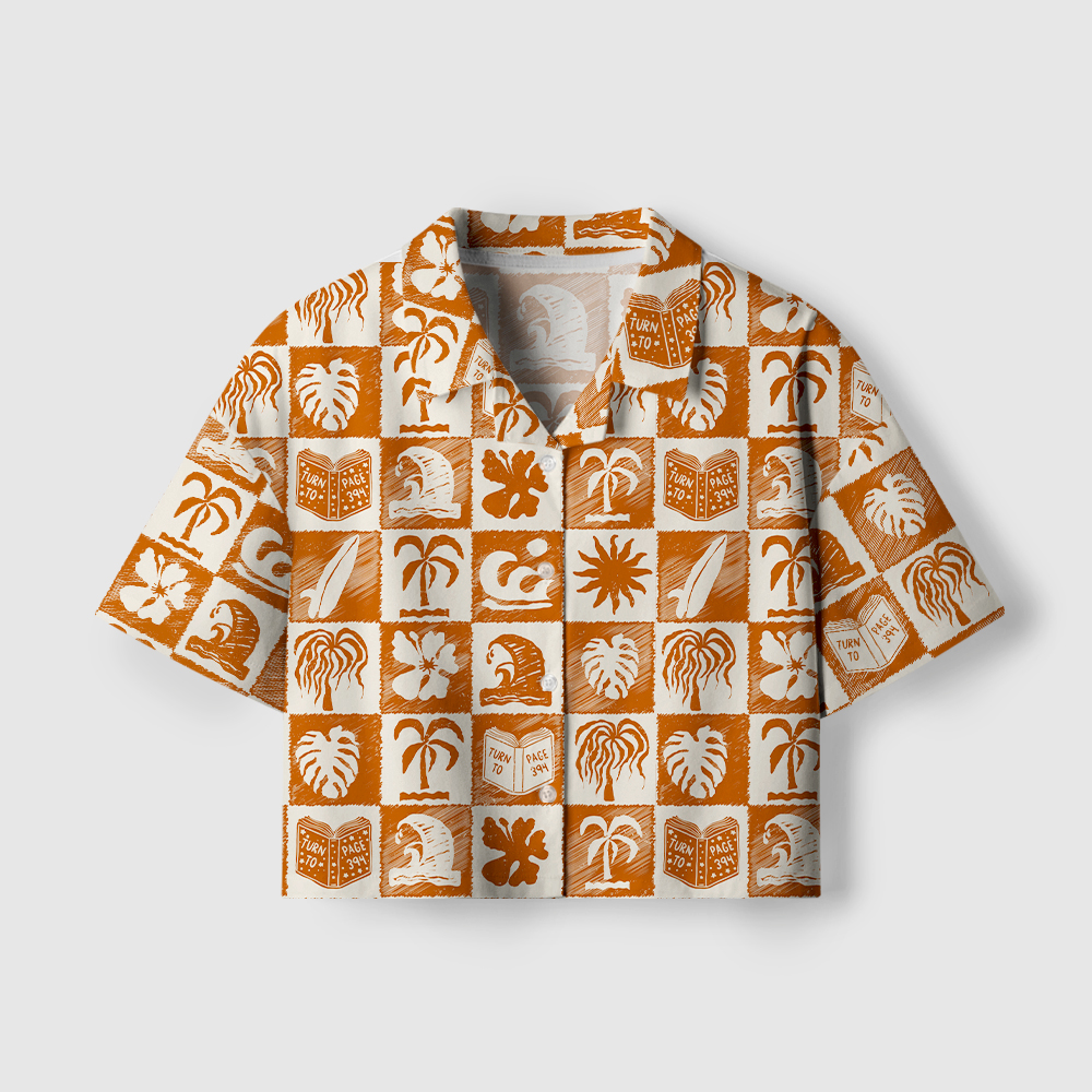Pagewings Summer Reading Women's Camp Shirt