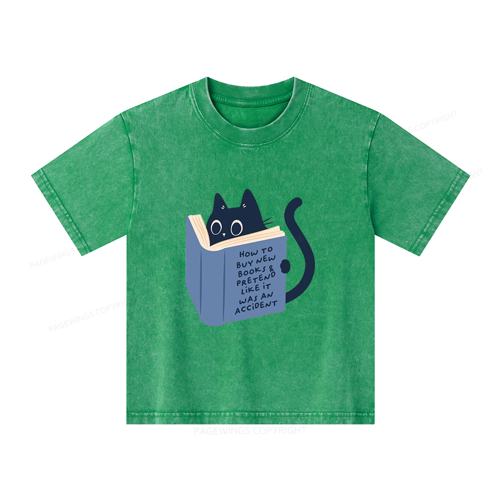 Pagewings How To Buy New Books Unisex Kids Washed T-shirt