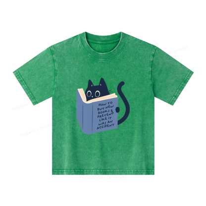 Pagewings How To Buy New Books Unisex Kids Washed T-shirt
