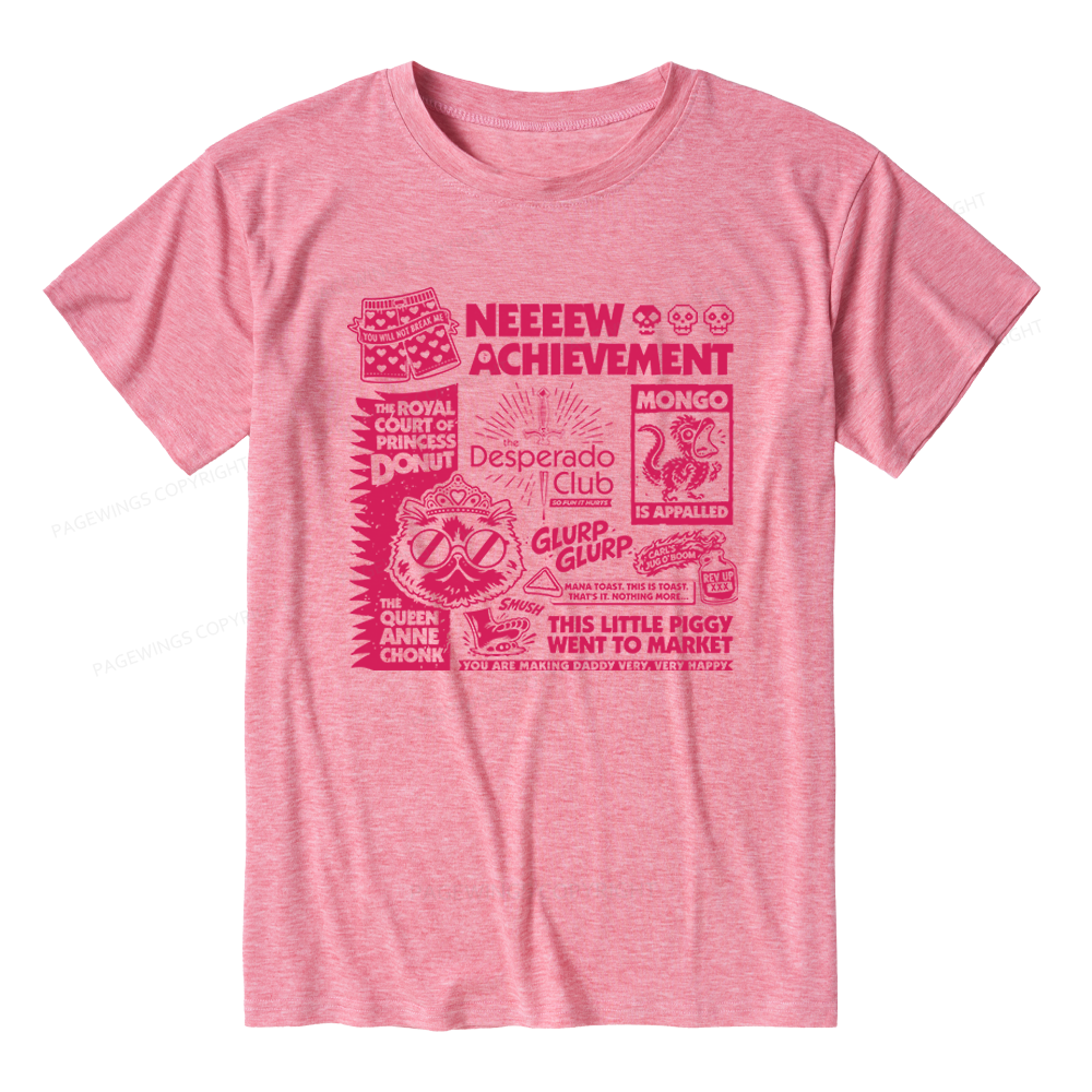 Pagewings Sci Fi Novel Lover Unisex Heather T-Shirt