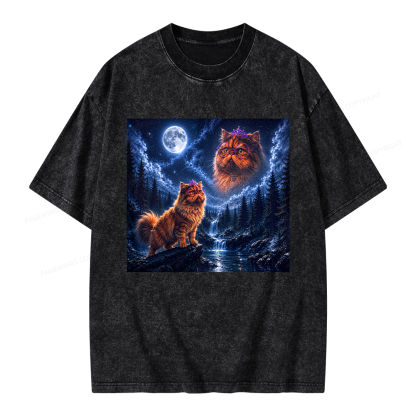 Pagewings Sci Fi Books Lover Unisex Washed T-shirt