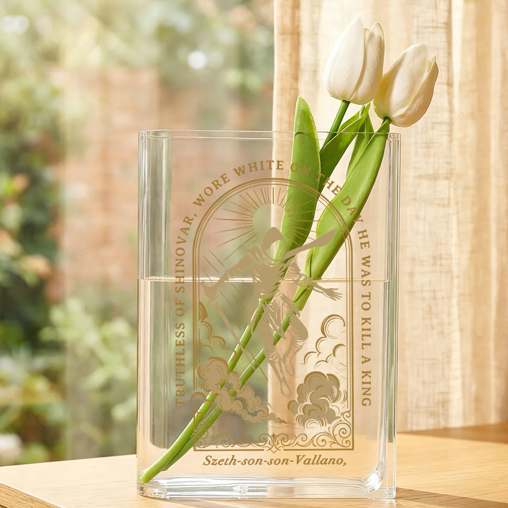 Pagewings Fantasy Book Lover Acrylic Book Vase