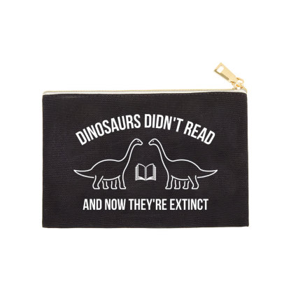 Pagewings Dinosaurs Didn't Read Pouch