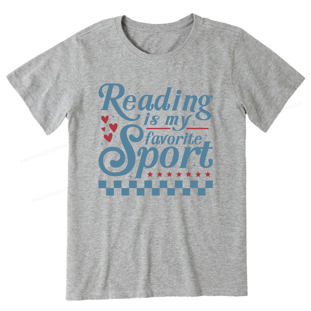 Pagewings Reading Is My Favorite Sport Unisex Classic T-shirt