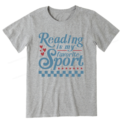 Pagewings Reading Is My Favorite Sport Unisex Classic T-shirt