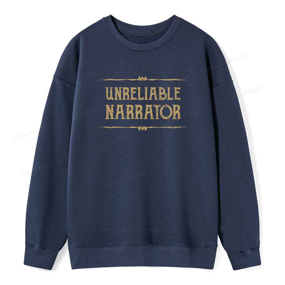 Pagewings Unreliable Narrator Unisex Classic Sweatshirt