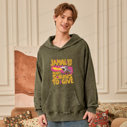 Pagewings Sci-Fi Novel Lover Unisex Washed Hoodie