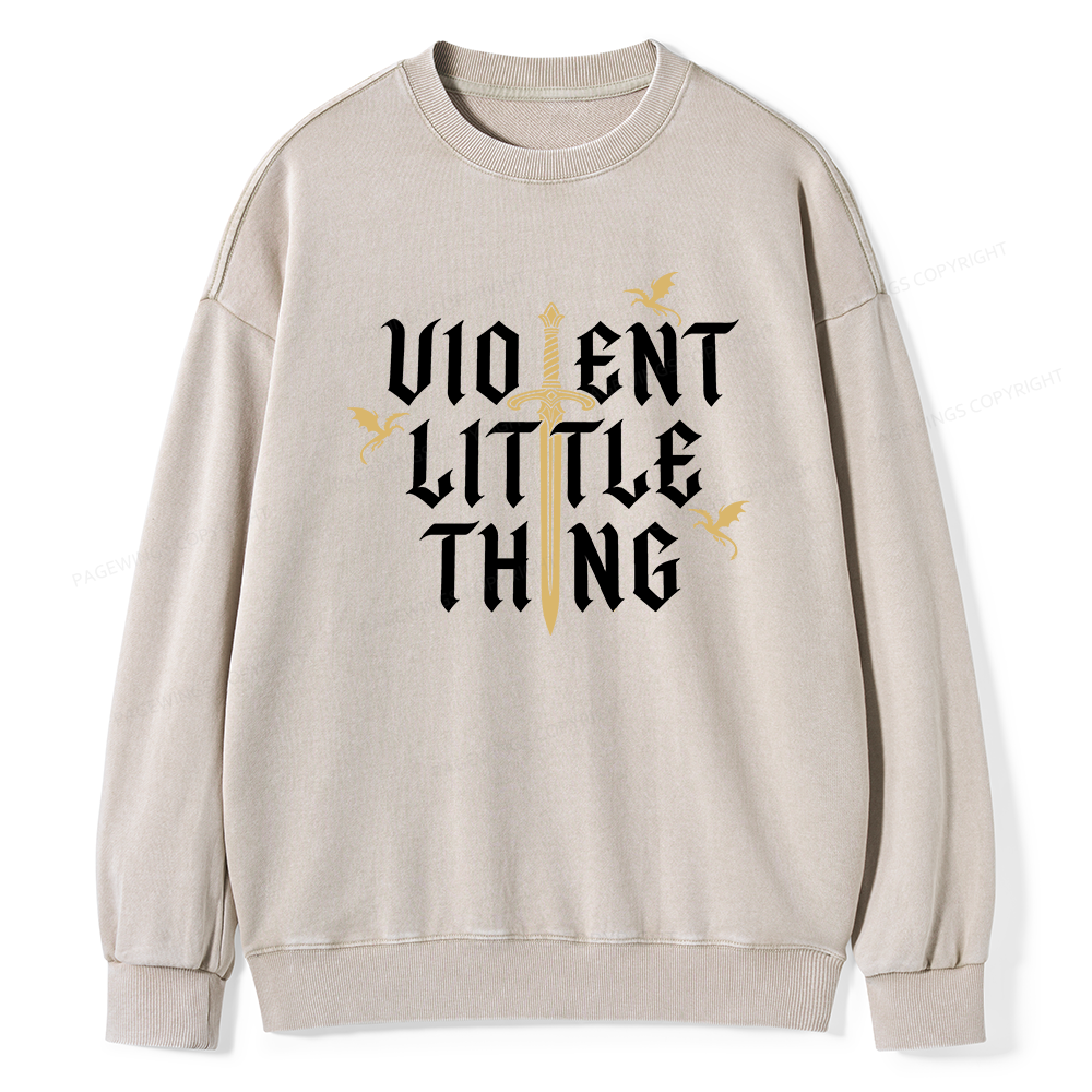 Pagewings Fantasy Reader Unisex Washed Sweatshirt
