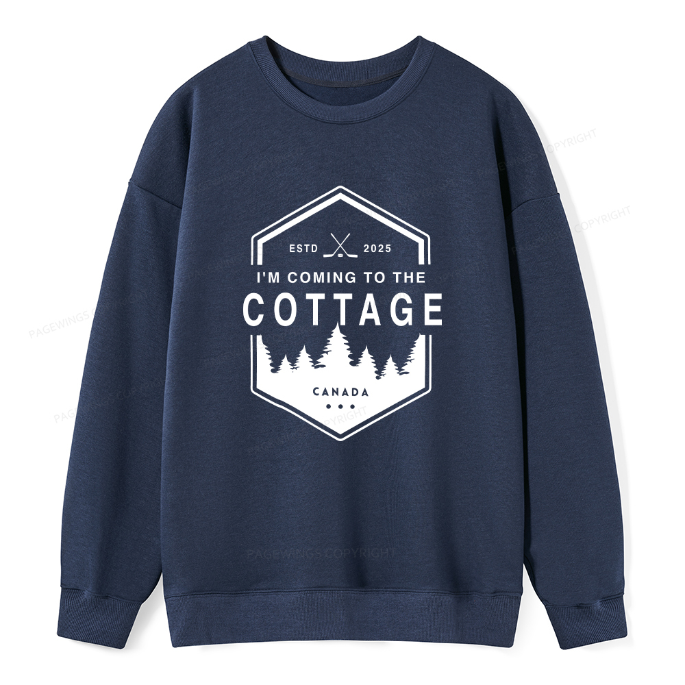 Pagewings Coming To The Cottage Classic Sweatshirt