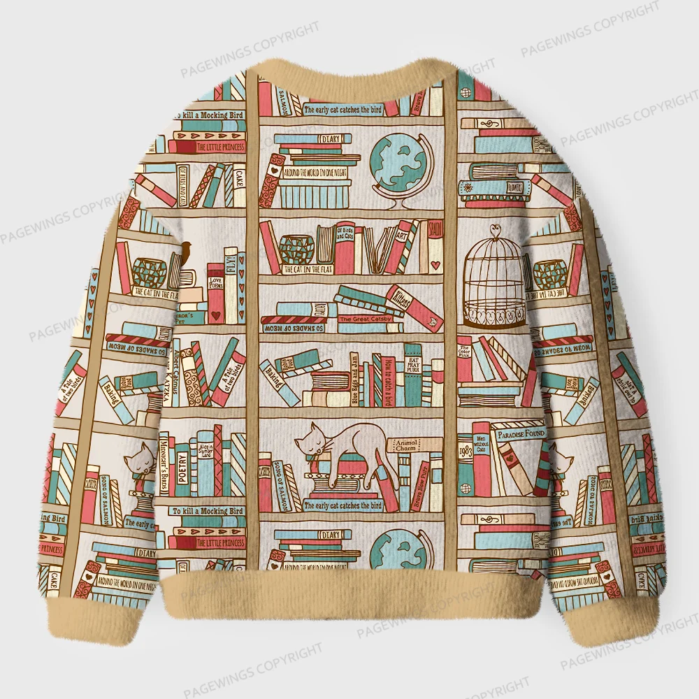 Pagewings Bookstore  Unisex Ugly Cardigan Sweaters