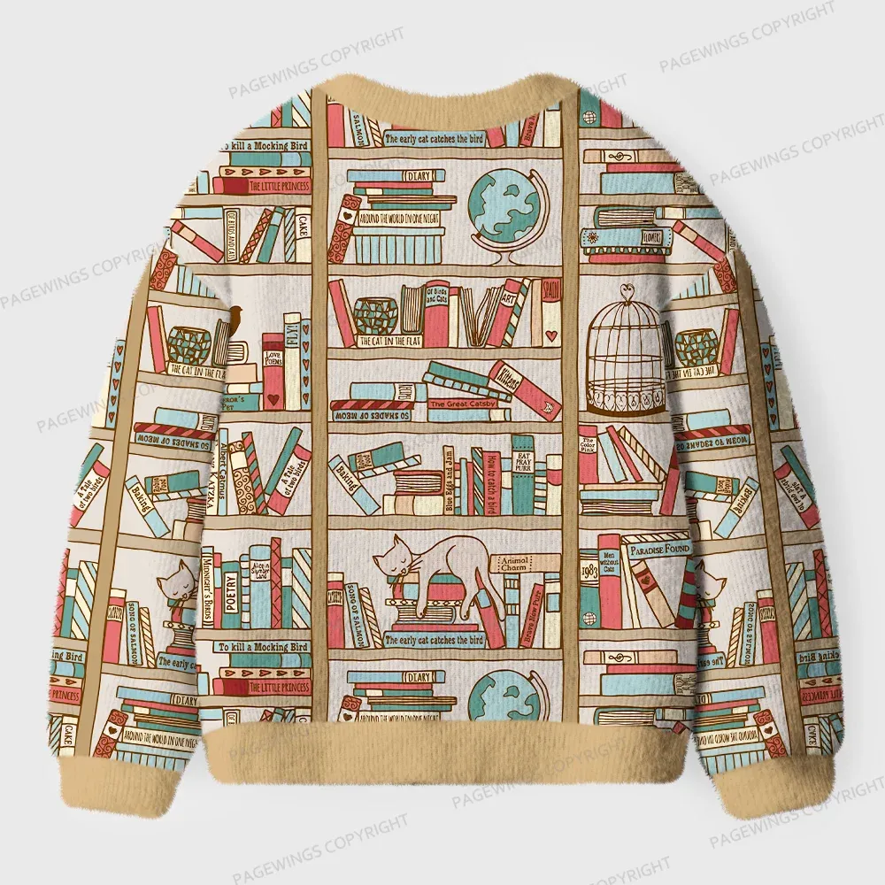 Pagewings Bookstore  Unisex Ugly Cardigan Sweaters