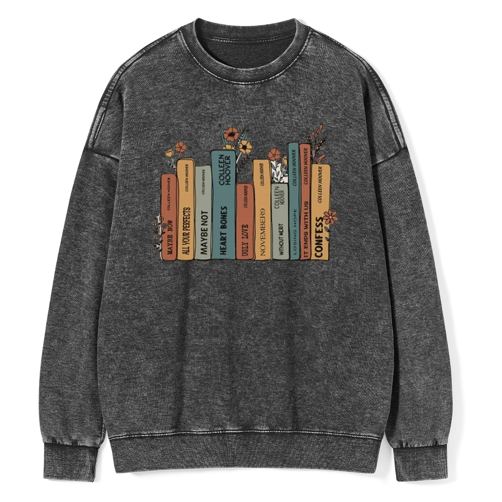 Pagewings It Ends With Us CoHo Unisex Washed Sweatshirt