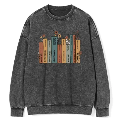 Pagewings It Ends With Us CoHo Unisex Washed Sweatshirt