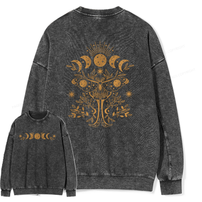 Pagewings Fantasy Book Lover Unisex Washed Sweatshirt