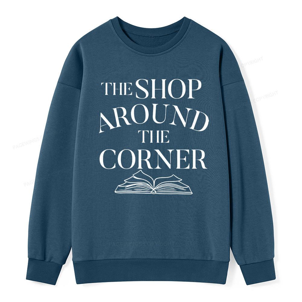 Pagewings The Shop Around The Corner Bookworm  Unisex Classic Sweatshirt