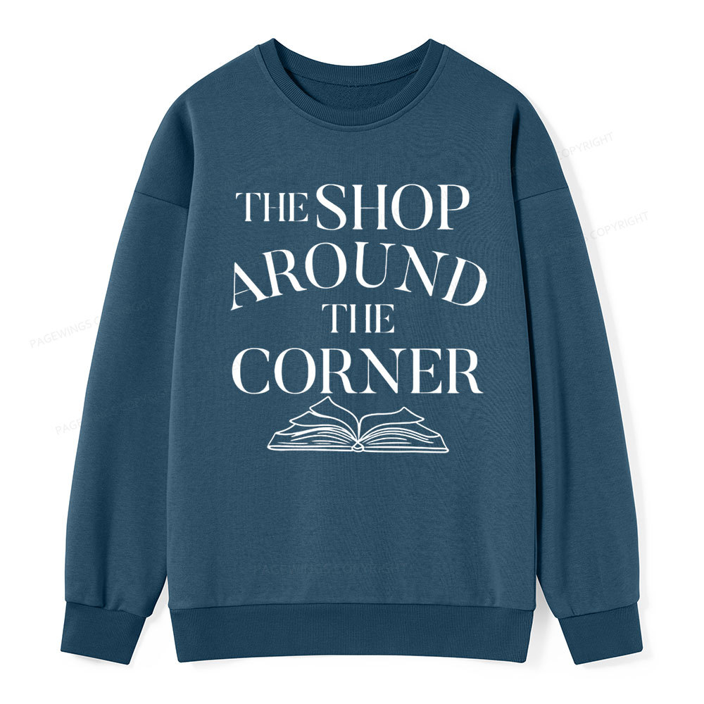 Pagewings The Shop Around The Corner Bookworm  Unisex Classic Sweatshirt