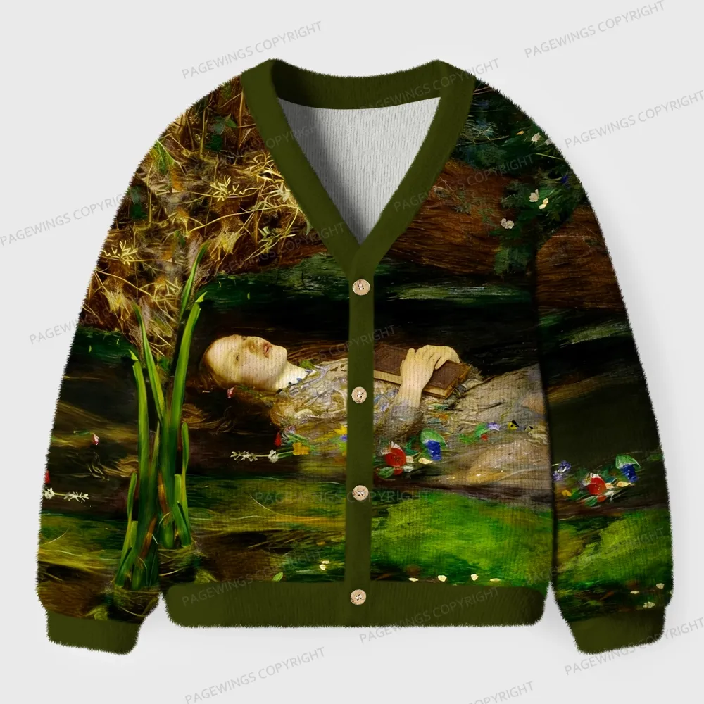 Pagewings Literature Unisex Ugly Cardigan Sweaters