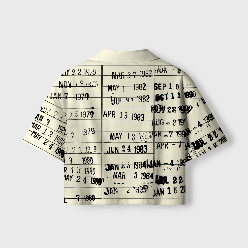 Pagewings Library Card Women's Camp Shirt