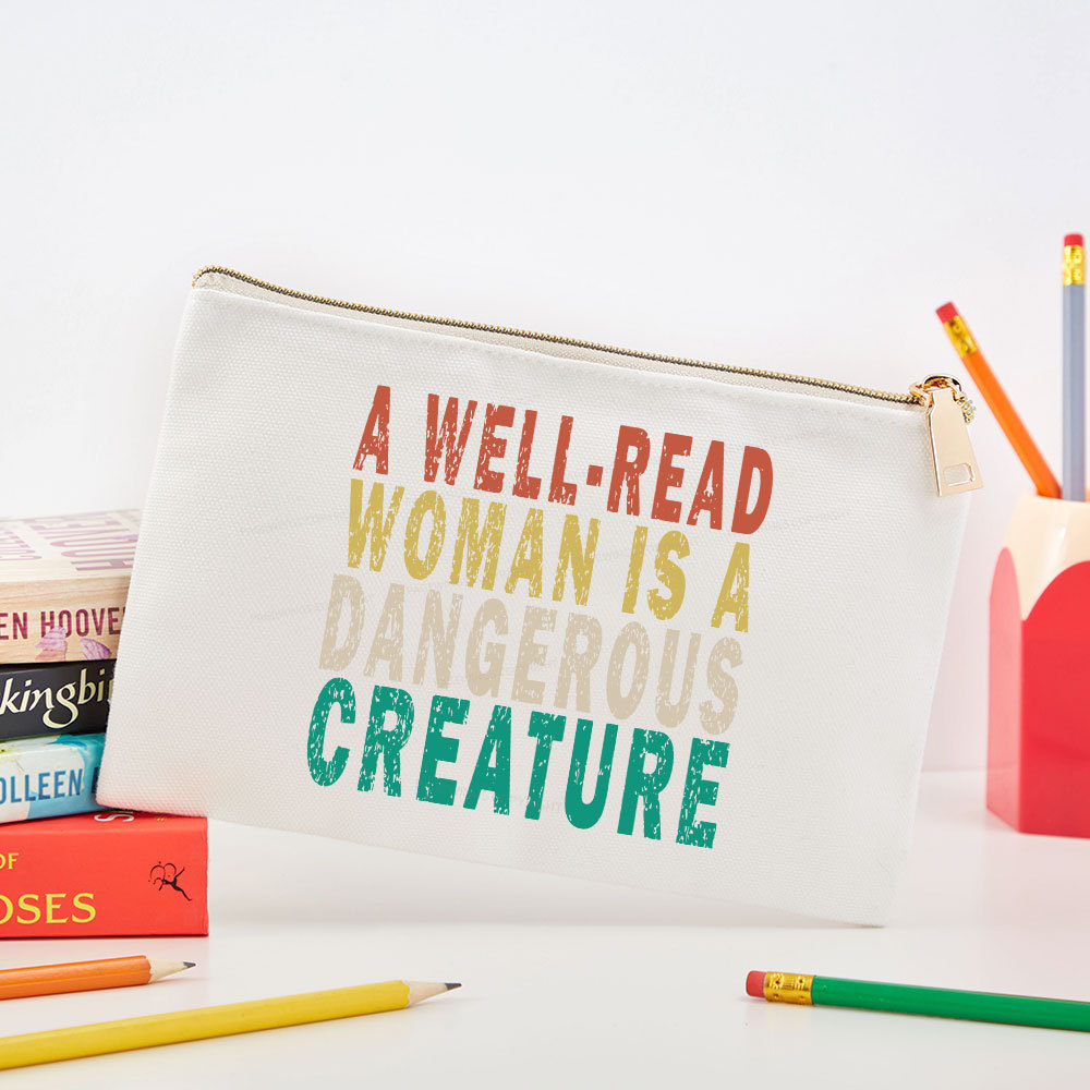 Pagewings A Well-Read Woman Is A Dangerous Creature Pouch