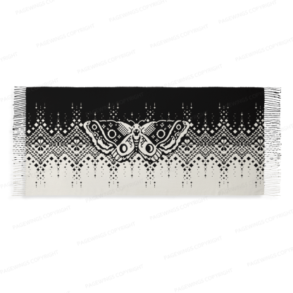 Pagewings Death's-Head Hawkmoth Long Fringe Scarf 