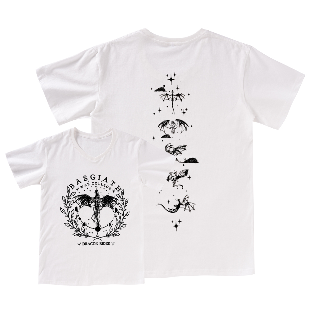 Pagewings Basgiath War College 2-Sided V-neck T-shirt