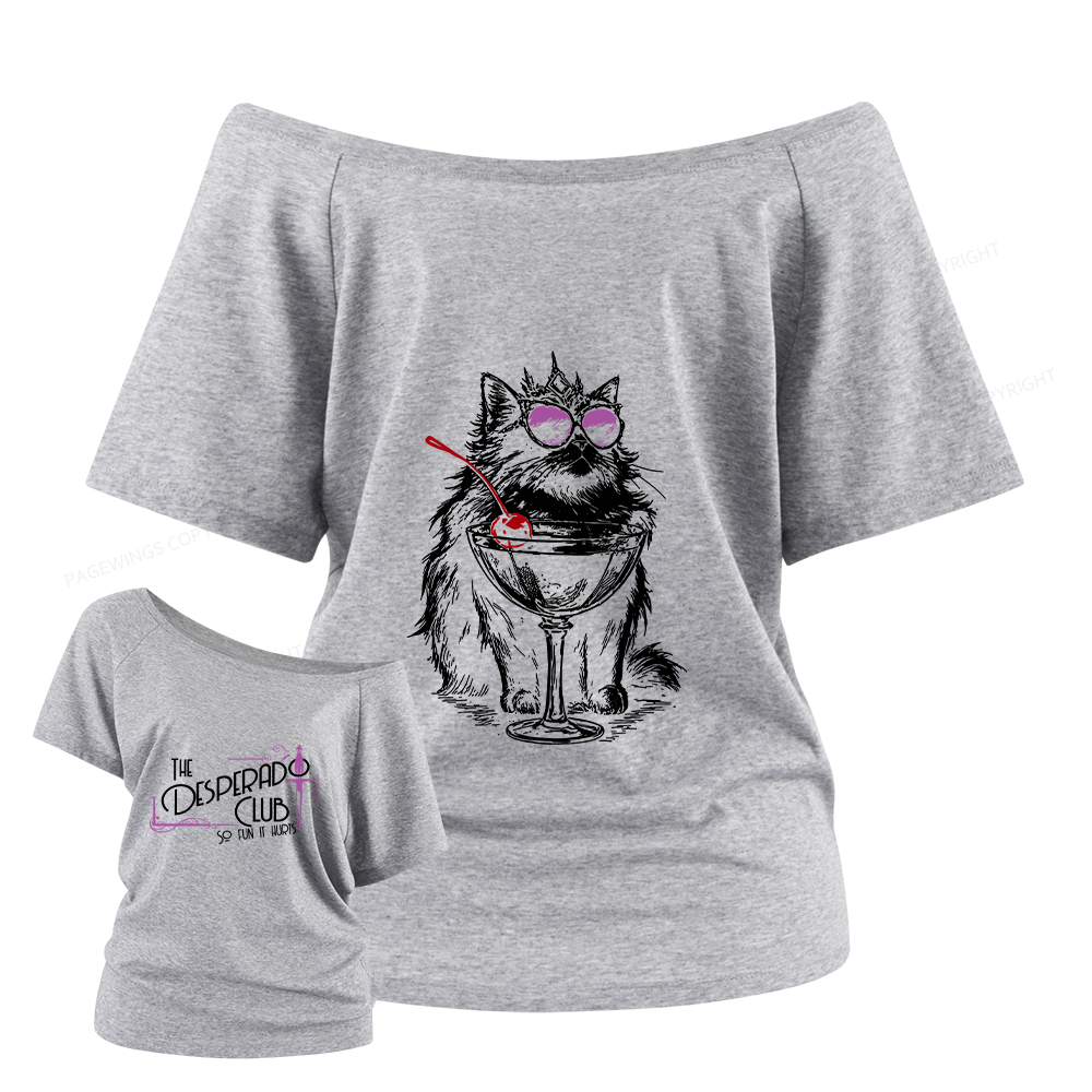 Pagewings Desperado Club Women Off Shoulder T-shirts
