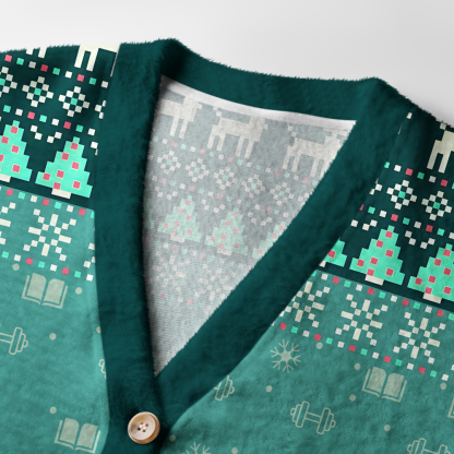 Pagewings Reading Is My Favorite Sport Light Knit Unisex Cardigan Sweaters