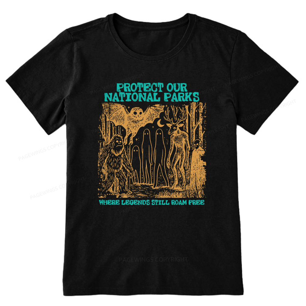 Pagewings Protect Our Parks Vintage Camping Unisex Classic T-shirt
