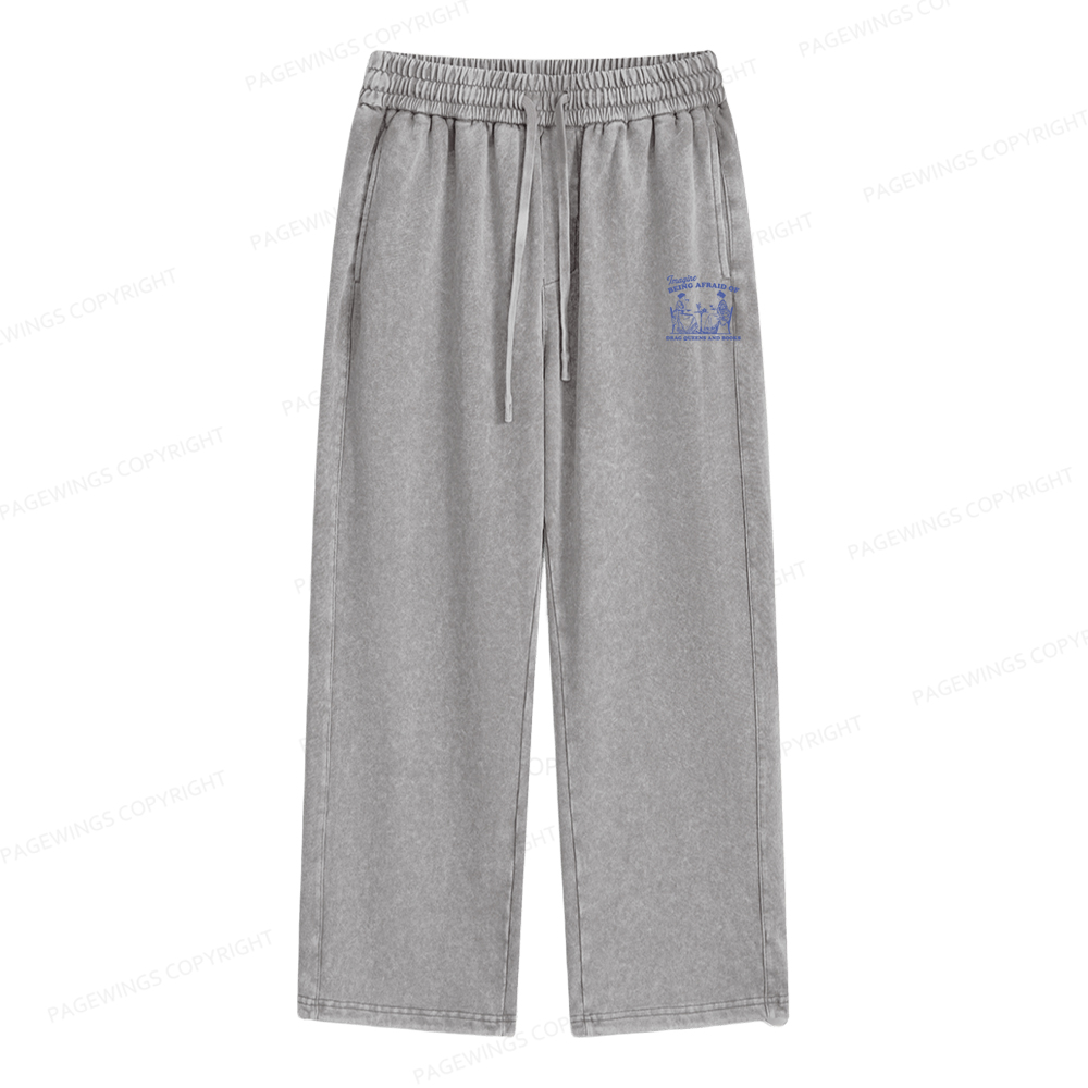Pagewings Drag Queens Unisex Washed Sweatpants