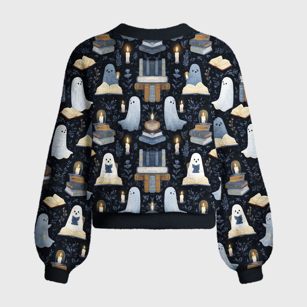 Pagewings Reading Ghost 7008X Women's Cardigan Sweater