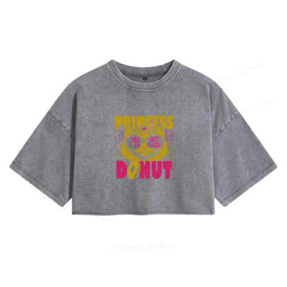 Pagewings This Is An Outrage  Women's Washed Cropped T-shirt
