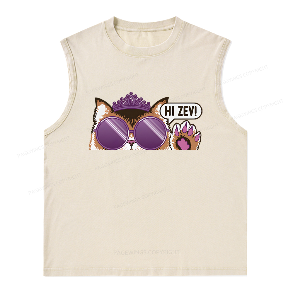 Pagewings Sci-Fi Book Lover Unisex Washed Tank Top