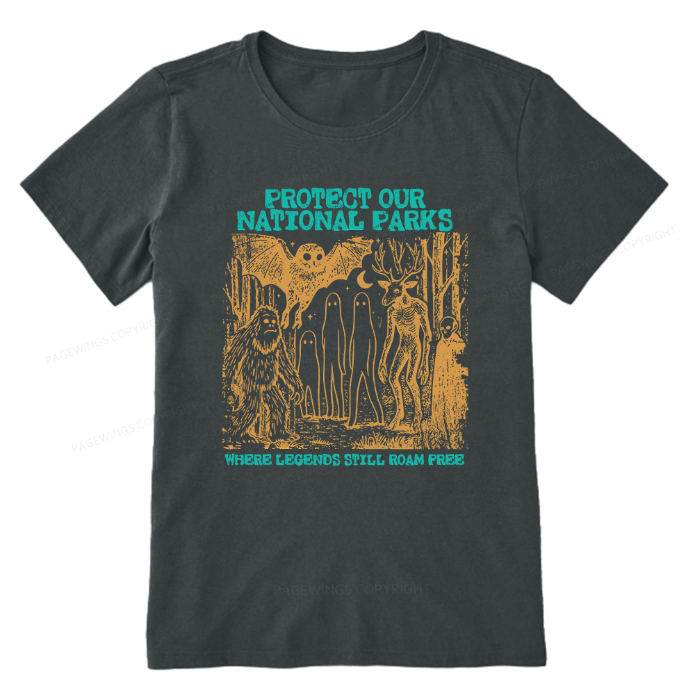 Pagewings Protect Our Parks Vintage Camping Unisex Classic T-shirt