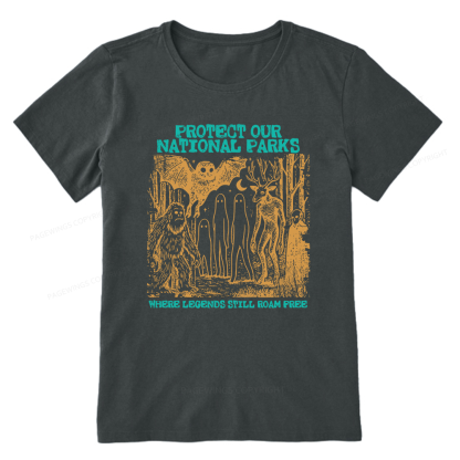 Pagewings Protect Our Parks Vintage Camping Unisex Classic T-shirt