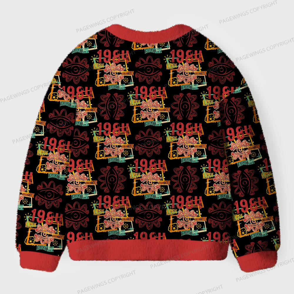 Pagewings Newspeak Unisex Ugly Cardigan Sweaters