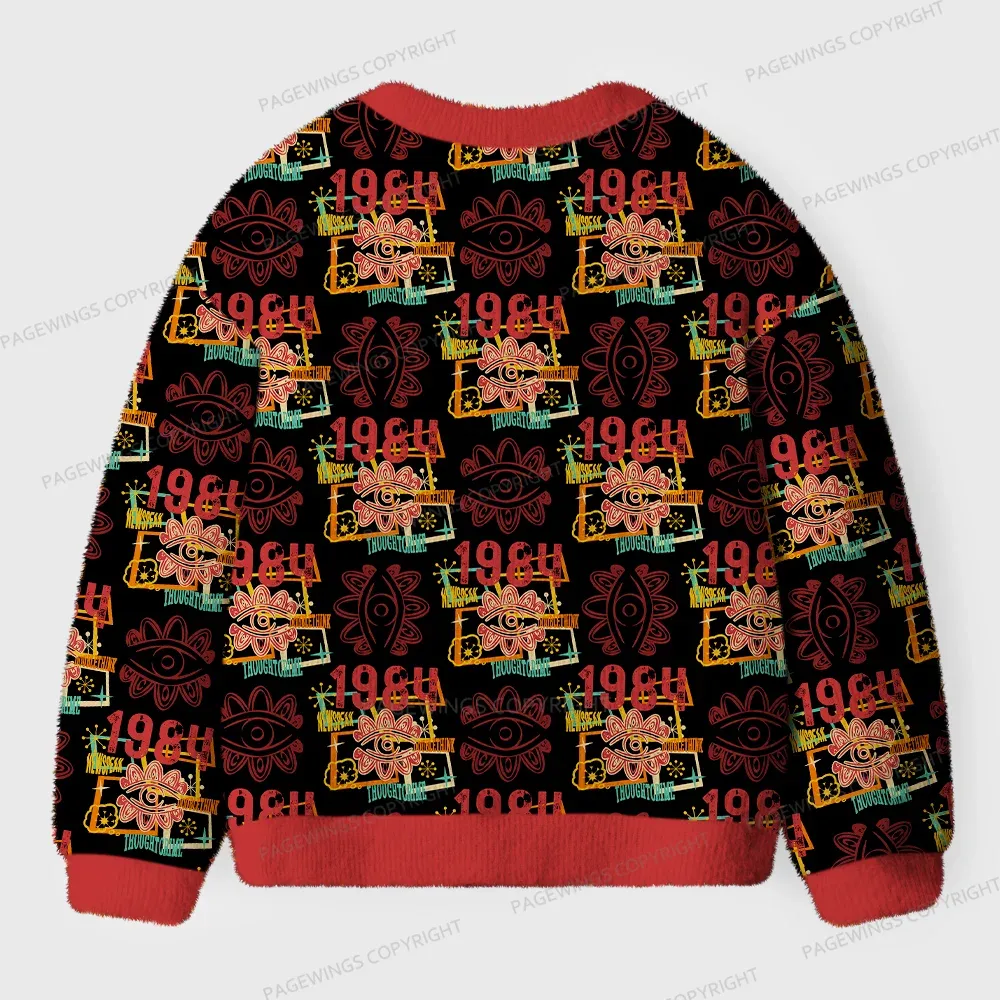 Pagewings Newspeak Unisex Ugly Cardigan Sweaters