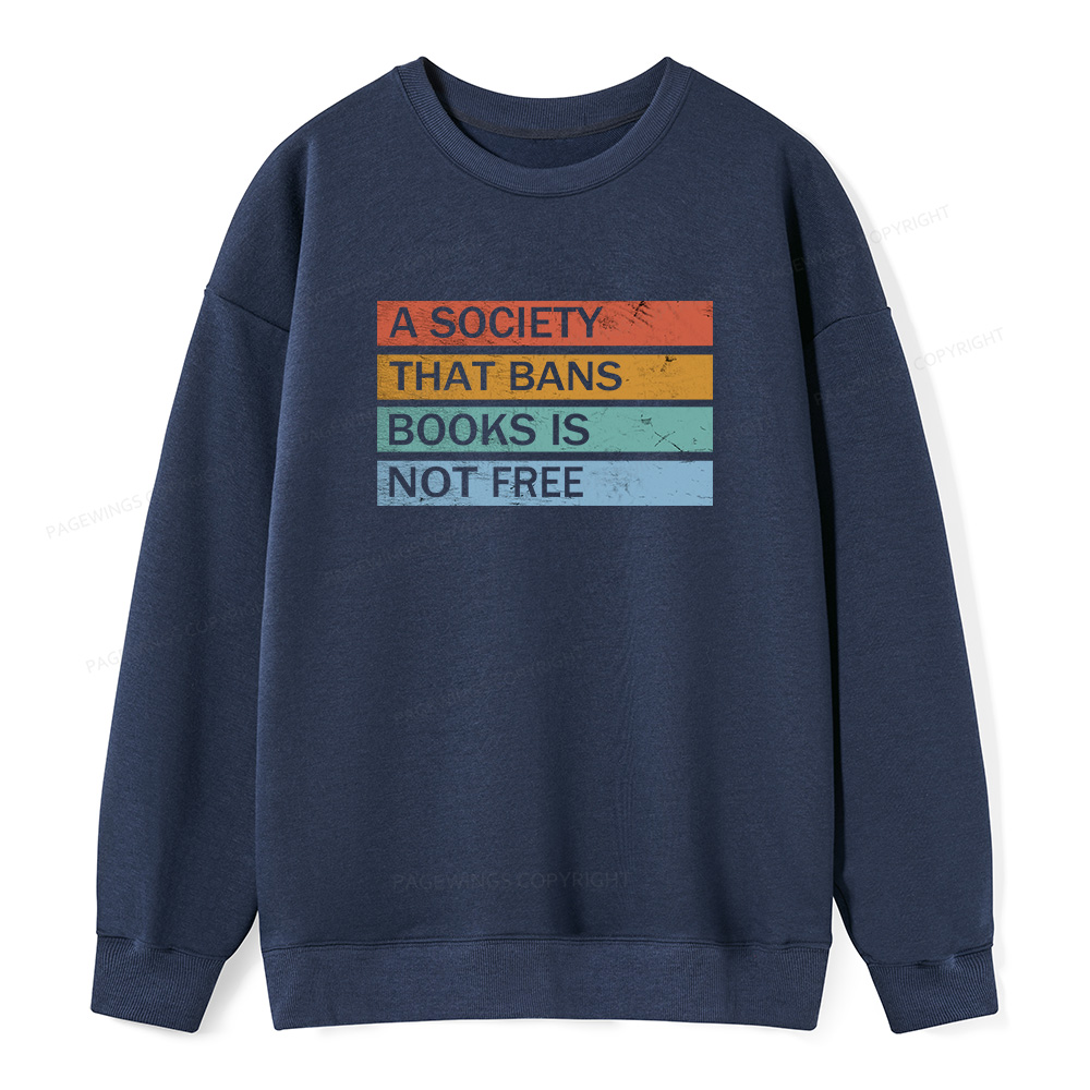 Pagewings Read Banned Books Unisex Classic Sweatshirt
