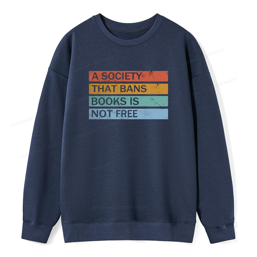 Pagewings Read Banned Books Unisex Classic Sweatshirt