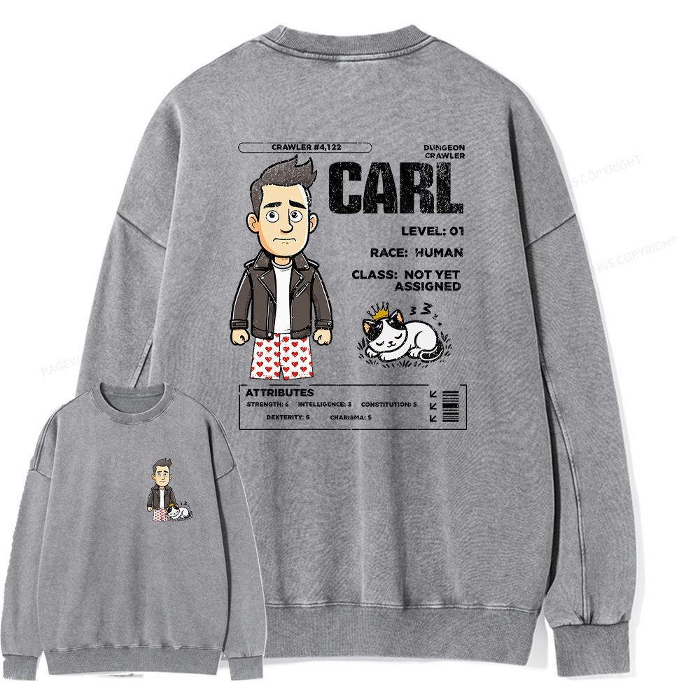 Pagewings Fuel Your Imagination With Sci-Fi Unisex Washed Sweatshirt