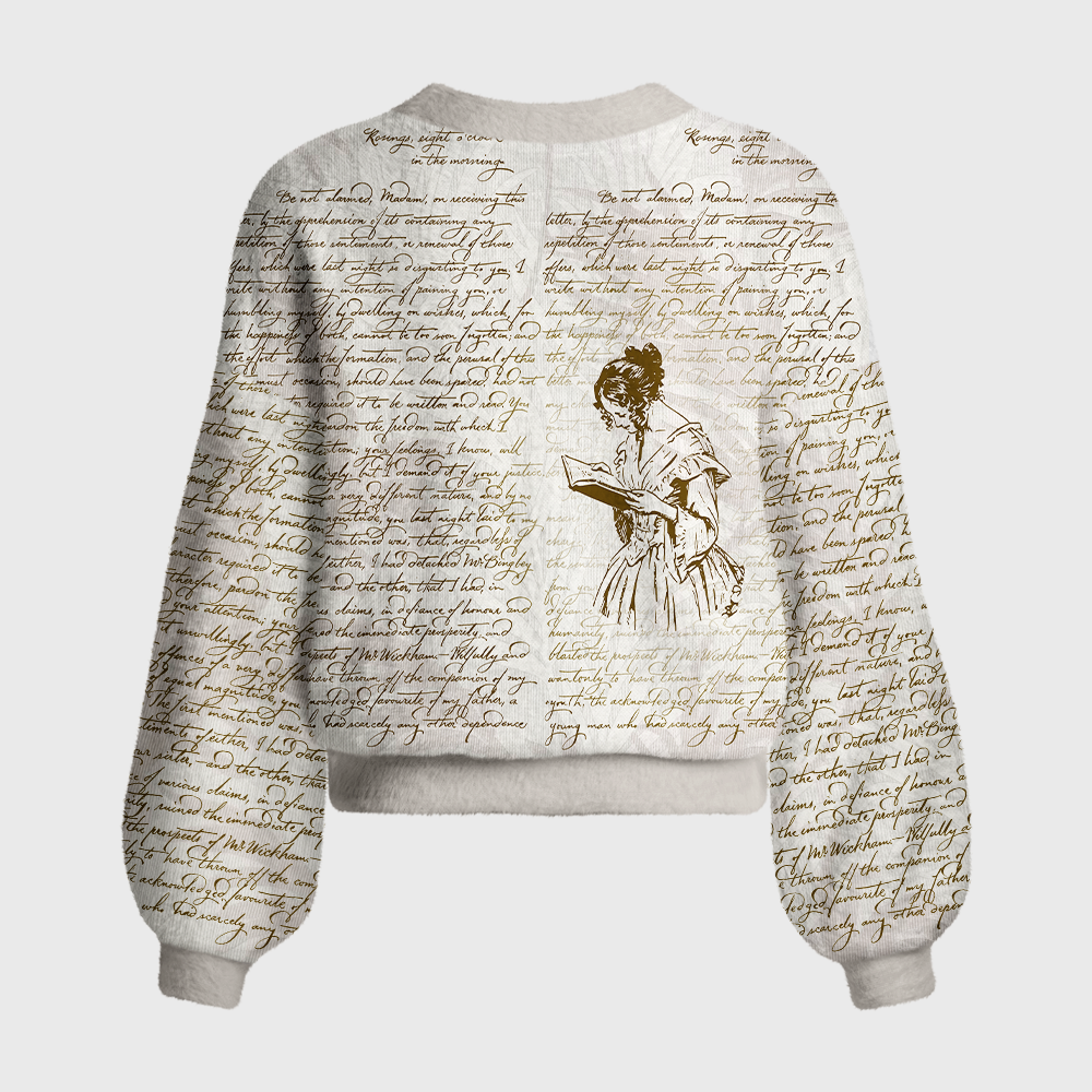 Pagewings Bookish Vibe Women's Cardigan Sweater