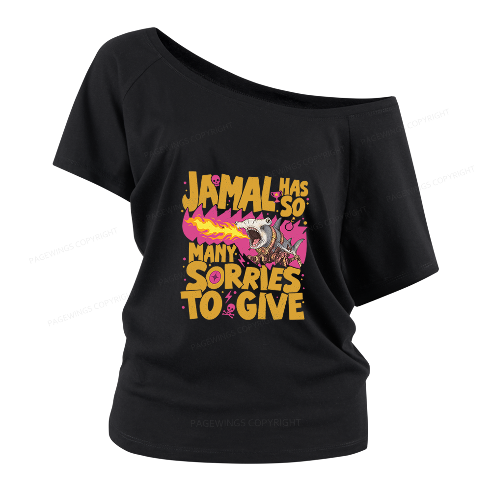 Pagewings Sci Fi Novel Lover Women Off Shoulder T-shirts