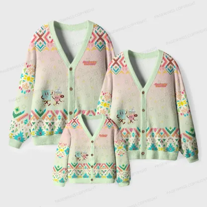 Pagewings Slow Sunday Book Club Unisex Ugly Cardigan Sweaters