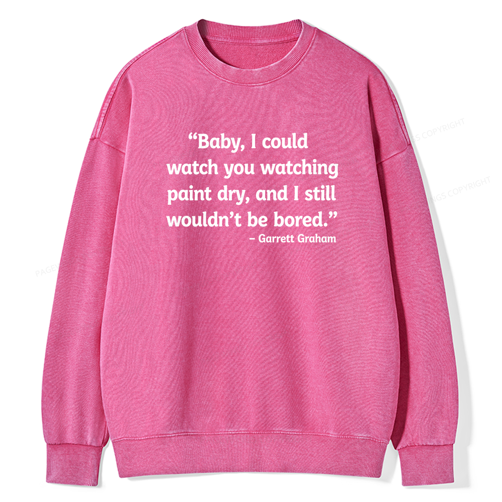 Pagewings Hockey Romance Unisex Washed Sweatshirt